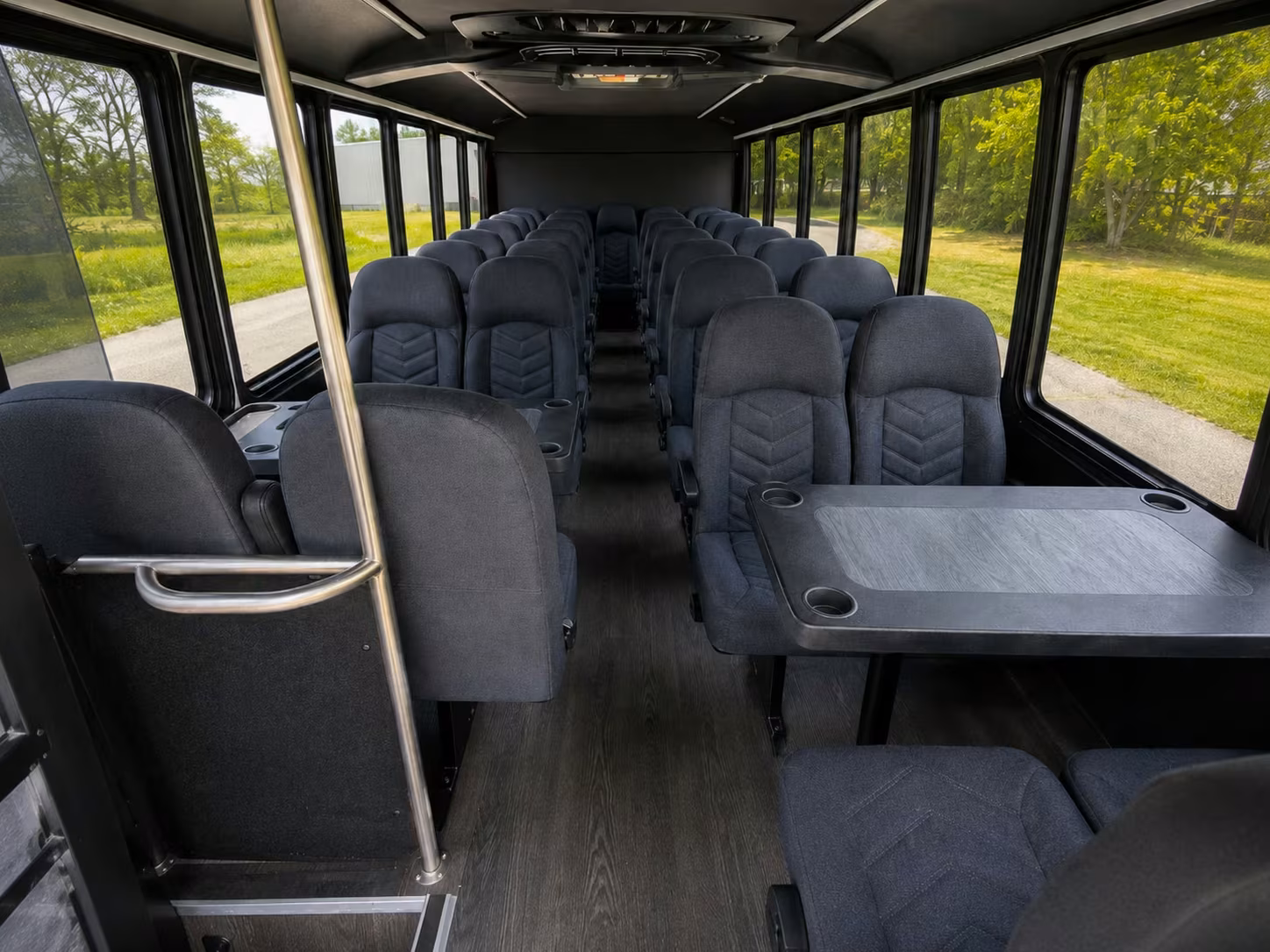 18 passenger minibus interior