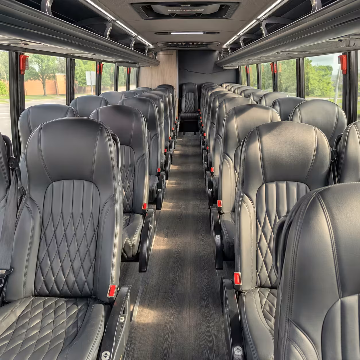 28 passenger minibus inside