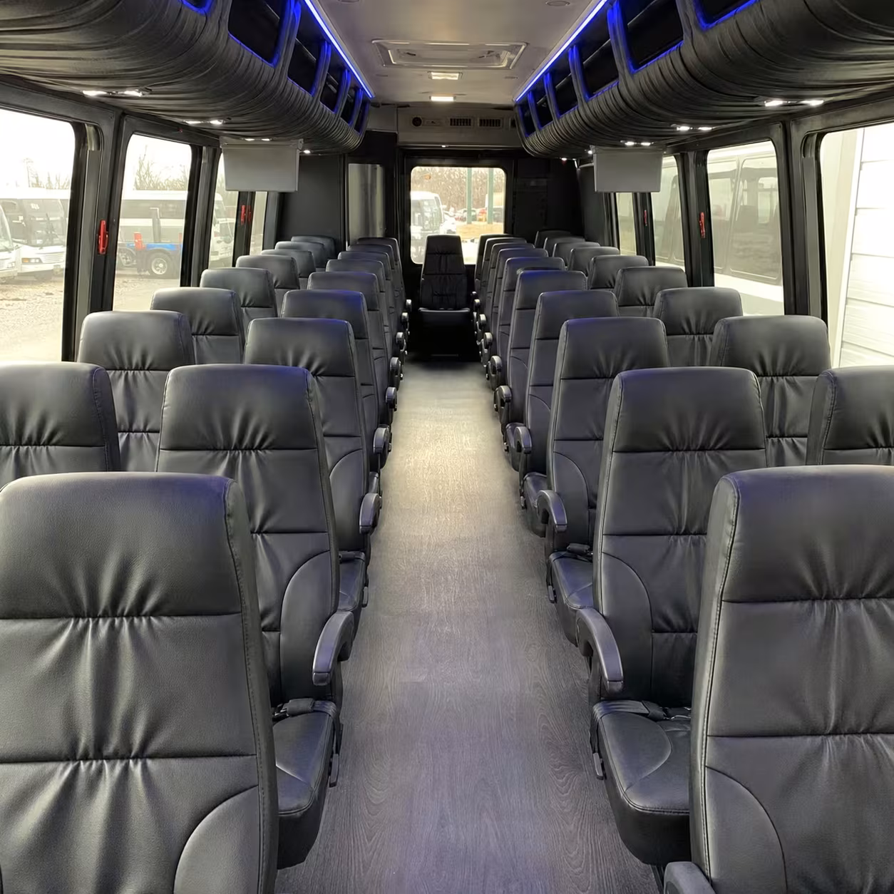 35 passenger minibus inside
