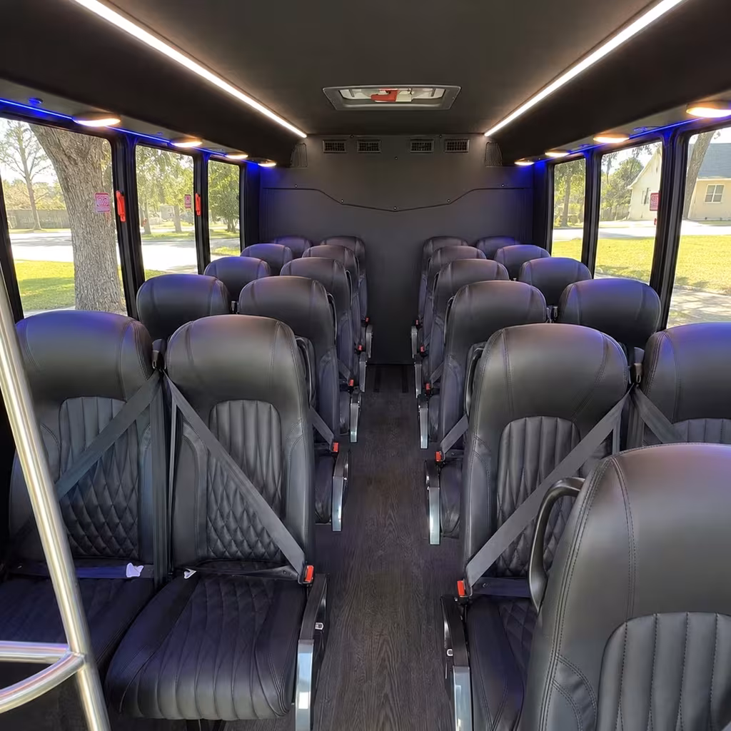 35 passenger minibus interior