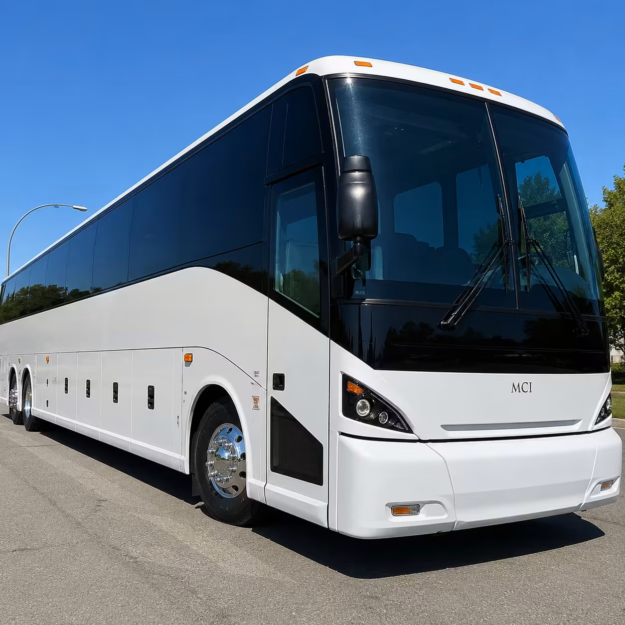 56 passenger charter bus