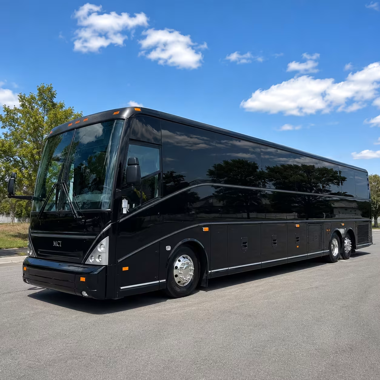 corporate sporting event charter bus rentals in pasadena