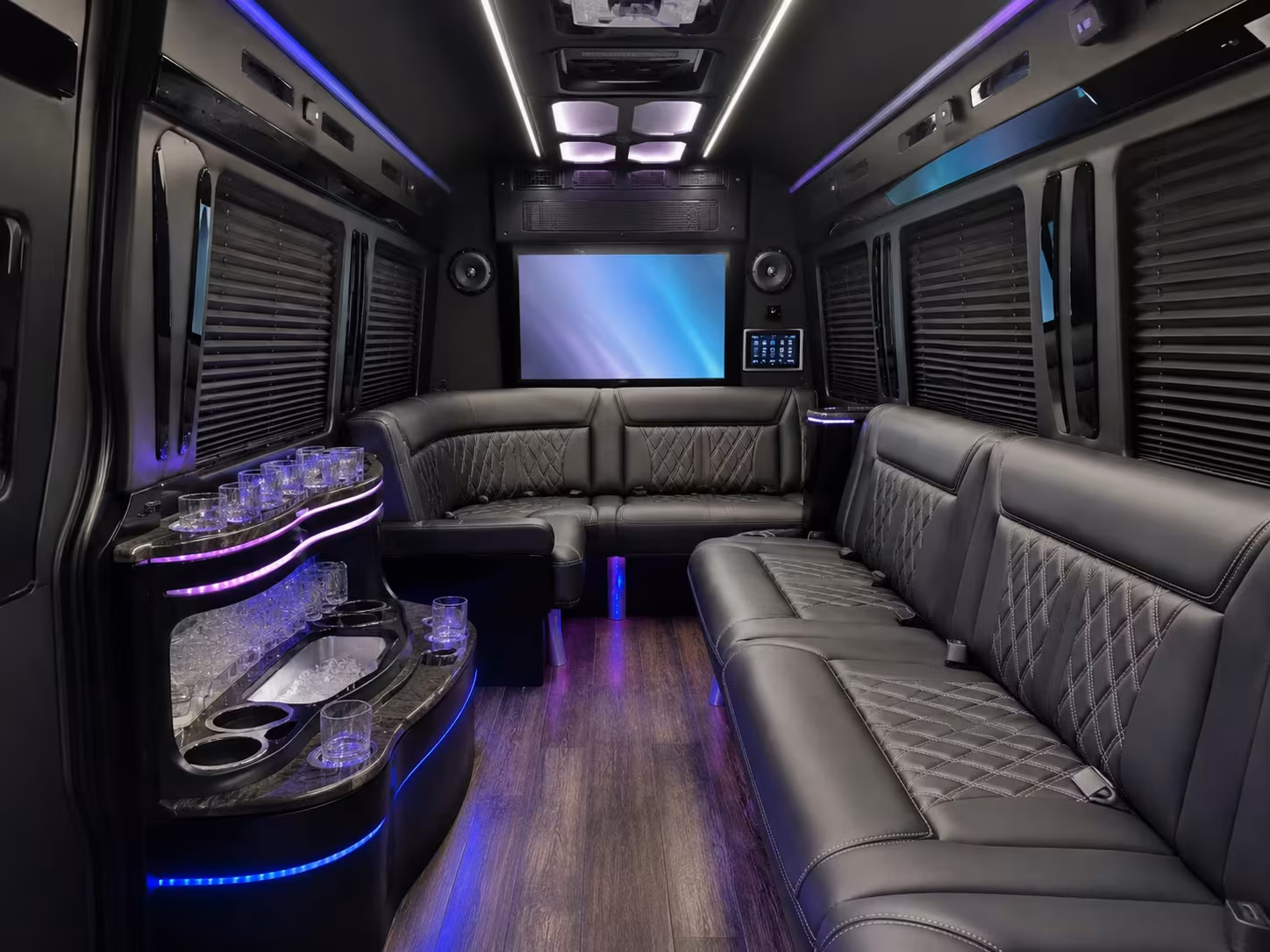 pasadena bus rentals to ontario long beach and john wayne airports